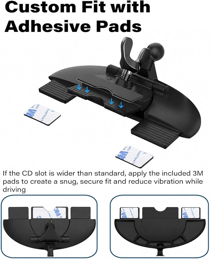 for MagSafe CD Phone Holder for Car, Foldable Longarm CD Phone Mount | 17 N54 Magnets Secure Hold, 360° Rotation, Hollow Socket Fits iPhone 12-17 Series, MagSafe Cases, Pop Grip & Ring Holders - Image 8