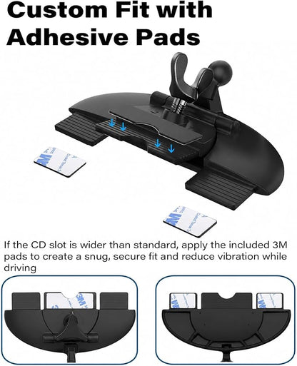 for MagSafe CD Phone Holder for Car, Foldable Longarm CD Phone Mount | 17 N54 Magnets Secure Hold, 360° Rotation, Hollow Socket Fits iPhone 12-17 Series, MagSafe Cases, Pop Grip & Ring Holders - Image 8