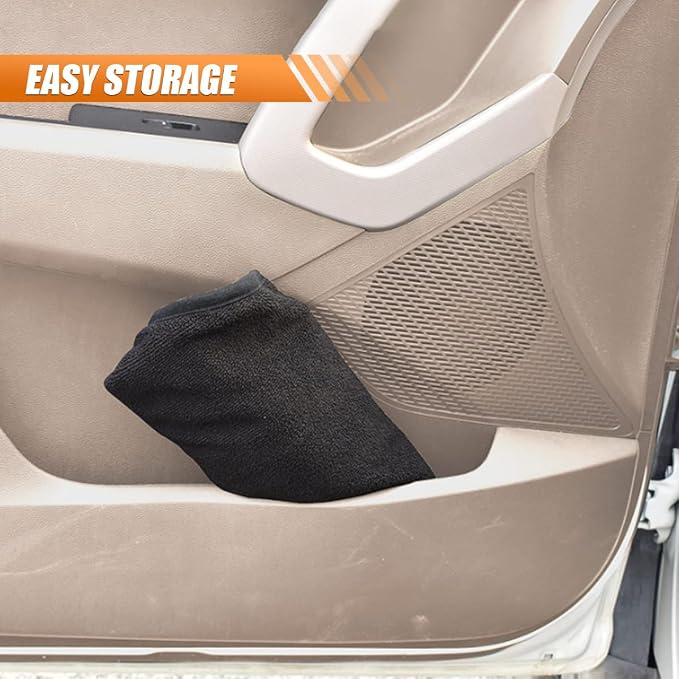 ZIMISI Waterproof Car Seat Cover Towel, Non-Slip Car Seat Protector for Gym Workouts, Running, Swimming, Beach & Hiking, Universal Sweat Towel Cloth for Cars, SUVs, Trucks (Black) - Image 6