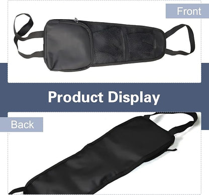 Car Seat Side Organizer, Multi-Pocket Mesh Storage Bag, Seat Organizer for Storing Phones & Daily Essentials, Universal for Most Cars (Black) - Image 4