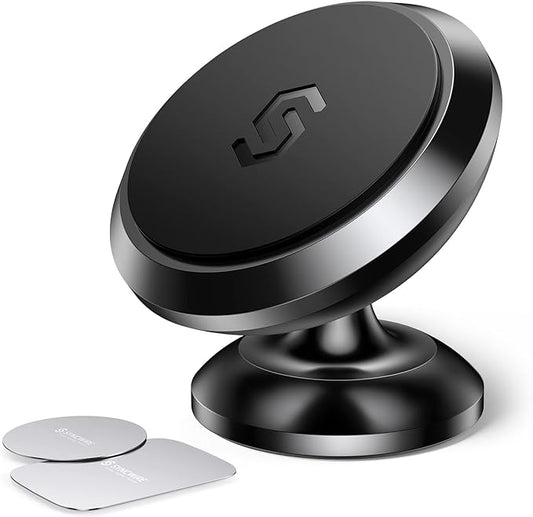 SYNCWIRE Magnetic Car Phone Holder for Dashboard, 360° Adjustable Strong Magnets Cell Phone Car Mount Compatible with iPhone, Samsung, Android etc. | 360° Rotation, Strong Magnets, Reliable Adhesive, All Metal Car Mount Compatible with iPhone, Samsung,... by SYNCWIRE