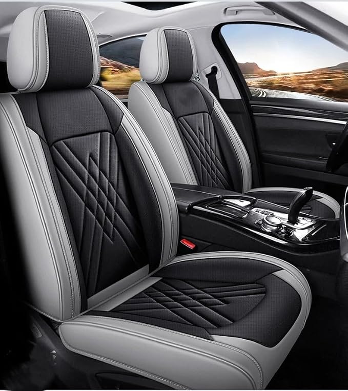 for car seat Covers Non-Slip （E.g, for Tesl,for Mercedes-Benz,for BMW,for Audi, for Ford, for Honda, for Nissan,for Toyota,for Chevrolet,for Jeep.. (Black Gray) - Image 7