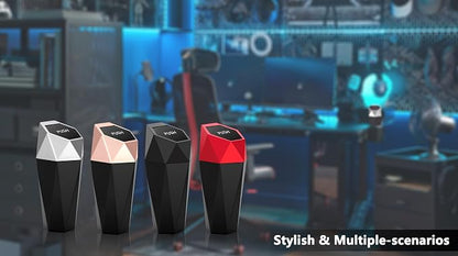 Ginsco Car Trash Can Cup Holder, 2 Pack Mini Car Trash Can with Lid, Car Accessories for Interior, Leakproof Small Trash Cup for Car, Home with Additional 2 ABS Hooks and 90pcs Trash Bags Red - Image 6