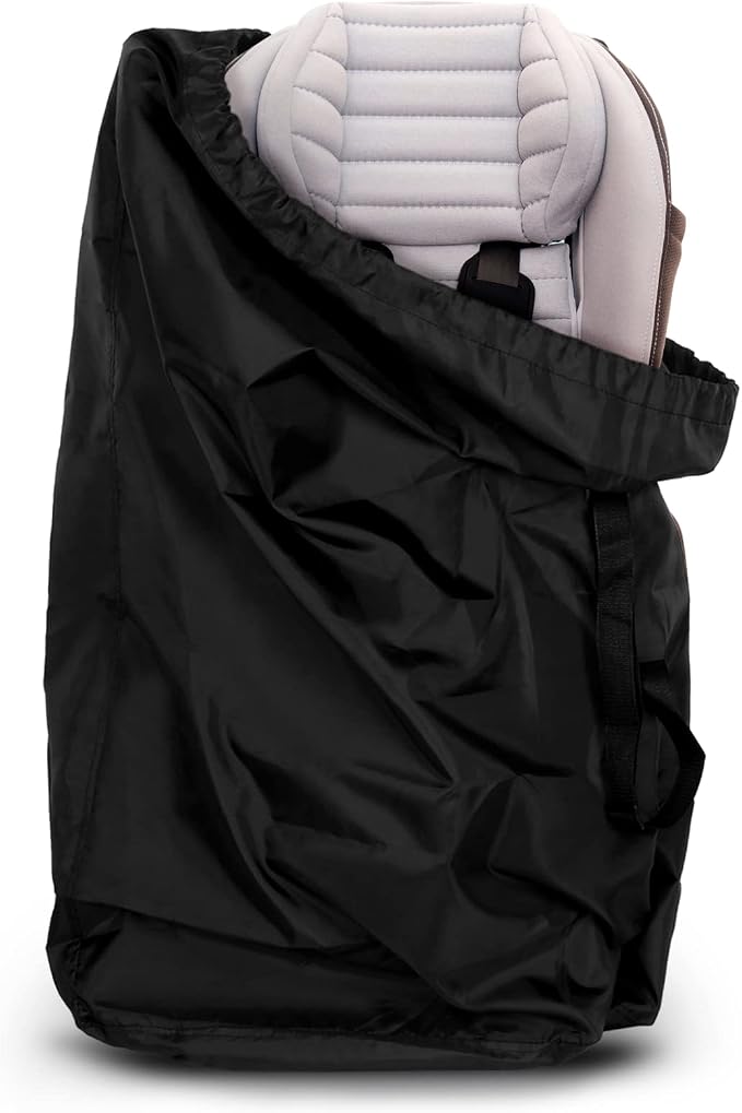 LIHAO Stroller Bag for Airplane, Gate Check Car Seat Travel Bag, Black | 600D Oxford, Waterproof Travel Carry Bag by LIHAO