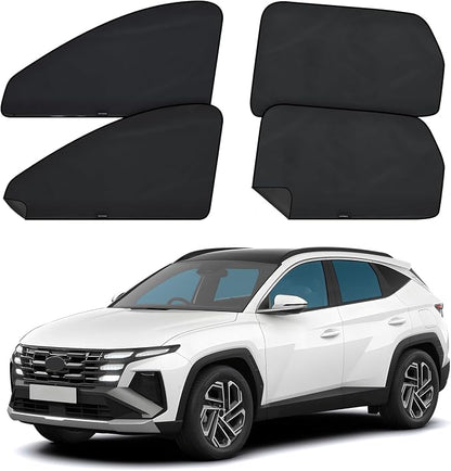ZATOOTO Car Window Shades for Tucson 2021-2024,100% Block Light | 4 Pcs Magnetic Car Window Covers,Privacy Curtains,Side Window Sun Shade for Baby Breastfeeding, Sleeping, Camping - Image 9