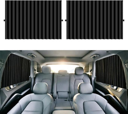 Magnetic Car Side Window Sun Shades for Breastfeeding, Taking a nap, Camping (Back Seat 2pcs) - Image 4
