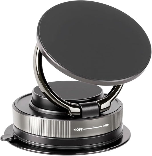 Magnetic Car Phone Holder for MagSafe Updated Strong Suction Cup Car Phone Mount for Dashboard Windshield Middle Screen 360° Rotatable & Adjustable for All the Cellphones by Bawyot
