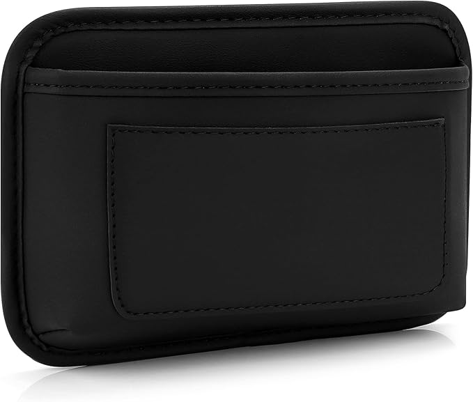 Accmor Universal Car Side Pocket Organizer, PU Leather Car Pocket Pouch Cell Phone Sunglasses Holder, Car Phone Pocket Organizer Accessories for Car Seat, Door, Window, Console - Image 2