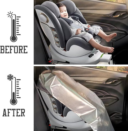 Baby Car Seat Sun Shade Cover, Cooling Protector for Infant Seats | Sun Protection Cover, Helps Keep Seat Cooler, Universal Fit, Foldable Storage - Image 4