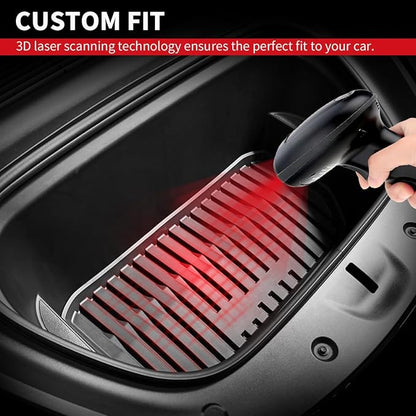 LASFIT Front Trunk Mat for Tesla Model Y 2020-2025 (Not Fit Juniper) | All Weather TPE Custom Fit Front Cargo Trunk Mat Accessories, Black - Image 2