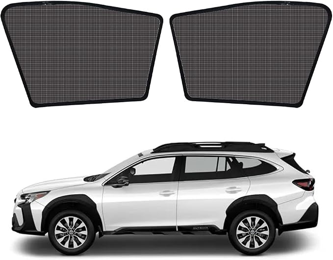 Car Window Sun Shades Fit for Subaru Outback 2020-2025，Magnetic Front Side Window Shade Sunshades Privacy Curtains, Breathable Mesh Sun Shade, Protect Family/Pet from Heat, 2PCS by BWEN