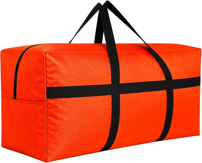 DoYiKe Large Storage Duffle Bag, Duffel Bag for Travel Orange 80L by DoYiKe