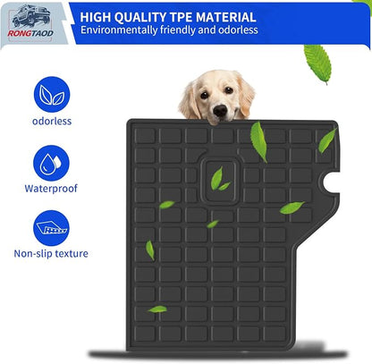 Rongtaod Back Seat Cover Protector for 2010-2024 Toyota 4Runner 5 Seats | Backrest Mats TPE All Weather Rear Seat Covers 4 Runner Accessories - Image 7