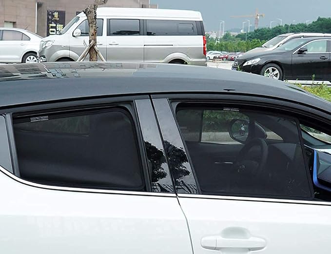 Bwen Car Side Window Shades Fit for Toyota CHR 2017-2021, 4pcs | Magnetic Car Sun Shade for CHR, Custom Fit Side Window Sunshade for Blocks Uv Rays Glare, Black - Image 4