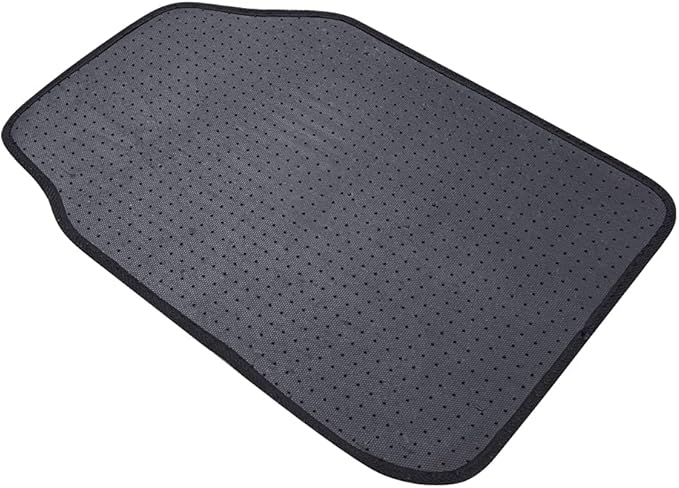 Amazon Basics Universal Fit Anti-Slip Carpet Floor Mats, Full Set for Car, SUV, Van & Truck, 4 count, Black, 25"L x 17.5"W (Front), 13"L x 17.5"W (Rear) - Image 3