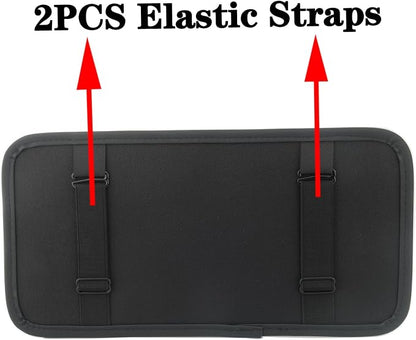 Large Car Visor Organizer Holder for Truck/SUV, Document Storage Pouch Holder with Multi-Pocket Net Zipper for Cards, License, Sunglasses, Pen, Key - Image 8