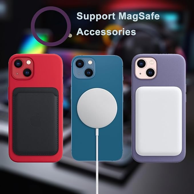 TENOC Universal Metal Ring Sticker, 3Pcs, Purple | Compatible with iPhone/Samsung/Android Cellphones, Magnetic Phone Charger/Mount/Holder Conversion - Image 6