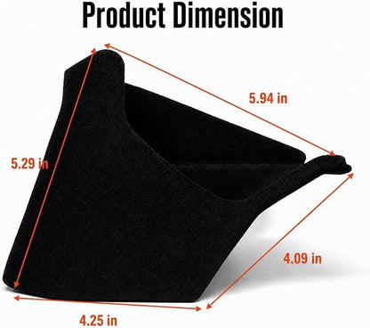 SnowJade A Pair Center Console Side Storage Pocket Organizer for 2011-2018 Porsche Cayenne Accessories, Car Seat Side Organizer, Anti-Drop Seat Console Organizer, Phone Keys Sunglasses Holder Black - Image 2