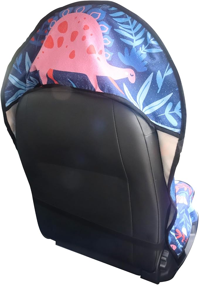 Car Seat Cover Protector Front Seats,for Gym Workout,Running,Swimming,Beach and Hiking,Waterproof Sweat Towel Bucket Seat Covers for Cars SUV Trucks (Dinosaur, 2Pcs) - Image 2
