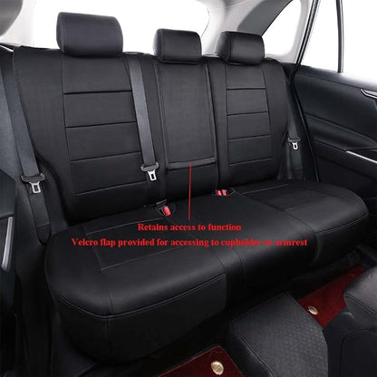 EKR Rav4 Seat Covers Custom Fit for Toyota Rav4 (Only Hybrid) 2019-2025 LE,XLE,XLE Premium,Limited,Woodland Edition,Car Seat Cover Full Set for SUV,Neoprene(Black) - Image 5