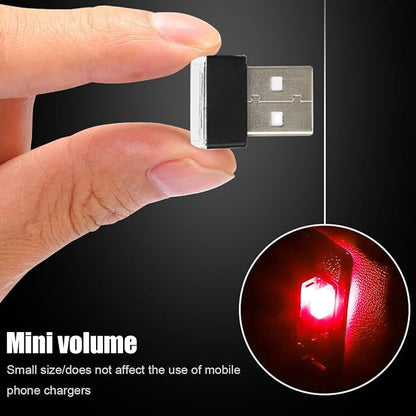 BESULEN Car Interior Atmosphere Lamp, Plug-In USB LED Light, Red | Car Interior Atmosphere Lamp, USB LED Ambient Lighting Kit, Universal Fit SUV Sedan Truck, Night Light Decoration - Image 3