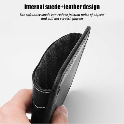 Car Seat Side Pocket Organizer, Leather Vehicle Seat Gap Filler Organizer, Automotive Console Side Cell Phone & Sunglasses Holder Storage Bag, Universal for SUV Automobile Truck (Red) - Image 4