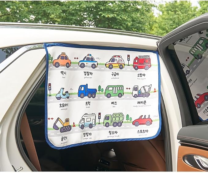 Magnetic Car Sun Shade Curtain for Side Window – Sun Blocker and UV Protector for Baby, Kids, and Pets – Universal Fit with Built-in Magnets for Steel-Framed Door (Magnet-New Cars) - Image 5