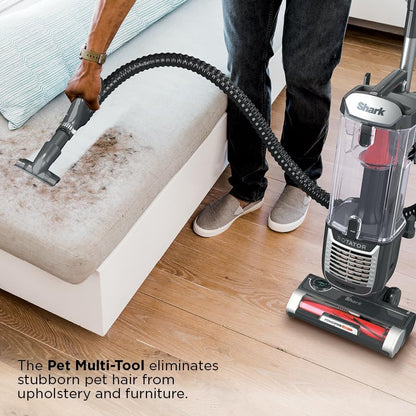 Shark ZU102 Rotator Pet Upright Vacuum with PowerFins HairPro & Odor Neutralizer Technology, Charcoal, 2.9 L Dust Cup - Image 5