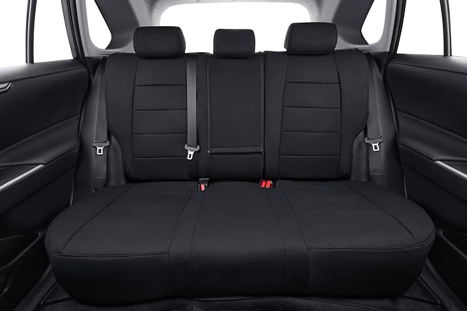 coverdream Custom Seat Covers Compatible with Select Toyota Corolla L,LE 2020 2021 2022 Models (Black,Full Set) - Image 6