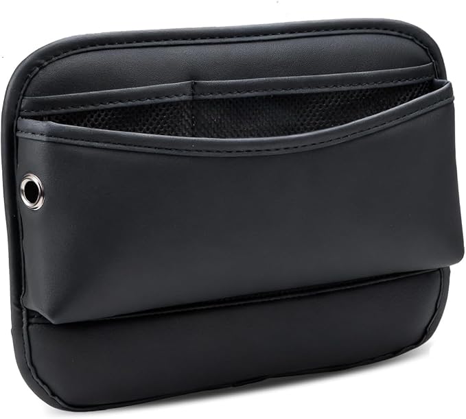 MARCHFA Car Seat Side Pocket Organizer Car Pocket Pouch for Seat, Door, Console, Car Seat Gap Filler Organizer Multifunctional Car Organizer Accessories for Phone Sunglasses Keys Cards (Large) by MARCHFA
