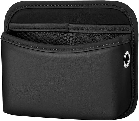 Car Phone Holder Organizer PU Leather Side Pocket | PU Leather material Console Organizer Multifunctional Stores Mobile Phones, Keys, Wallets by Betoom