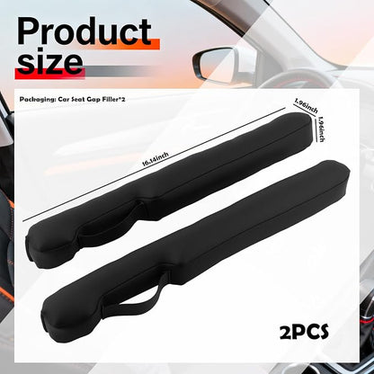 Aokdom 2026 Latest 2PCS Upgraded Car Seat Gap Filler with Fixing Ring,Elastic Car Gap Filler to Avoid Dropping Cell Phones/Keys,Essential Cars Gaps Seat Fillers Cars Accessories - Image 2