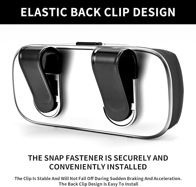 Sunglasses Holder for Car Sun Visor, Protective Automotive Eyeglasses Storage Case Hanger, Car Sunglass Holder - Image 8