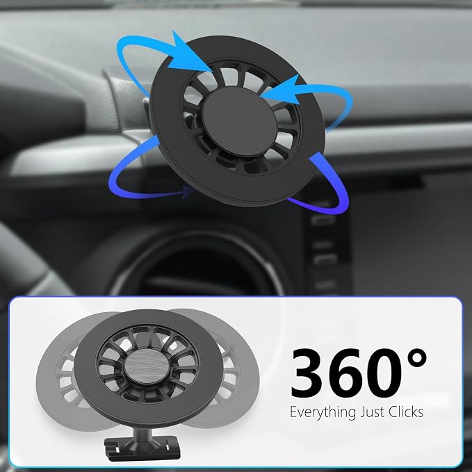 Tacoma Phone Mount for Magsafe, Exclusive Fit for Toyota Tacoma 2016-2023, for iPhone 17/16/15/14/13/12/Mini Series, Air Vent Toyota Tacoma Accessories - Image 5