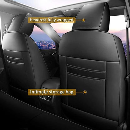 TTX LIGHTING Custom Fit Seat Covers for Mazda CX30 2020-2026 Full Set Black | Customized CX-30 Seat Covers, Premium Faux Leather, Full Coverage, Airbag compatible, Interior Upgrade, Pet-friendly - Image 3
