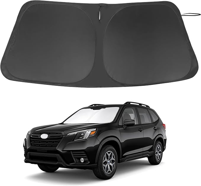 Windshield Sun Shade for 2019-2026 Subaru Forester Accessories | Full covered for windshield, Foldable & Durable, Block UV Rays, Reduce Heat, Easy to install, Keep Car Cooler by LHFLIVE