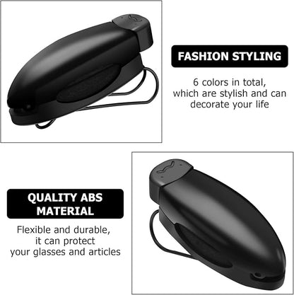 Tallew 6 Pack Sunglass Holder for Car Visor Clip Car Sunglasses Holder Clips Ticket Card Clip Visor Accessories - Image 3
