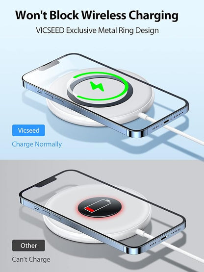 VICSEED for MagSafe Car Mount [Upgraded Strongest Magnet Power] Magnetic Phone Holder for Car Vent 360 Adjustable Magnetic Car Phone Holder Mount for iPhone 17 Pro Max 16 15 14 13 12 Plus Mini - Image 8