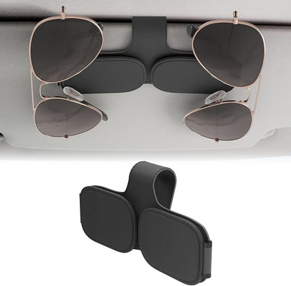 BFXM Sunglass Holder for Car Double Clip, Car Accessories | Sunglasses Holder Eyeglass Hanger Clip for Car Visor, Cars Sun Visor Ticket Card Clip by BFXM