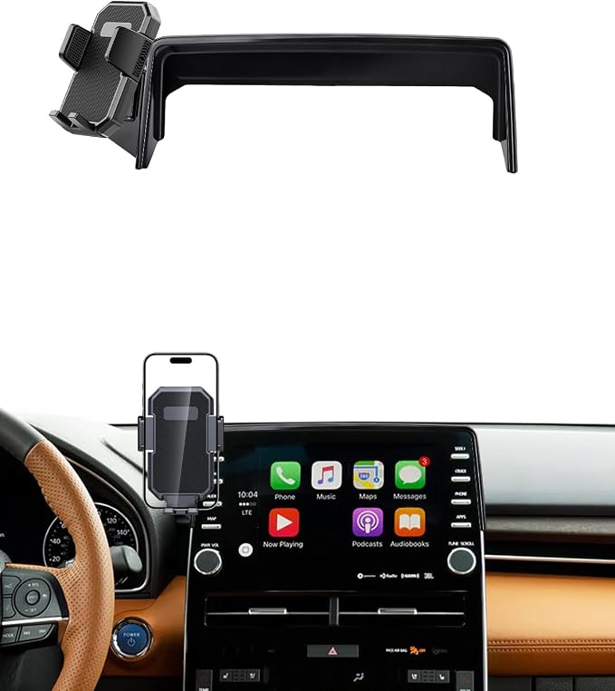 PZK Car Phone Holder for Toyota Avalon/Avalon Hybrid 2019 2020 2021 2022 Accessories 9-Inch Screen Fixed Clip Auto Lock Car Phone Mount for 4.0-7.0 Inch Phones 360° Rotation Not Affect Vent Cradles by SpecificCarPhoneHolder