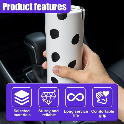 YoRise 4PCS Car Tissue Holder, Refillable Paper Napkin Holder, Portable Car Tissues Cylinder, Facial Tissue Box Travel Accessories, Tissues Boxes Container for Automotive Cup Holder (Dot) - Image 5