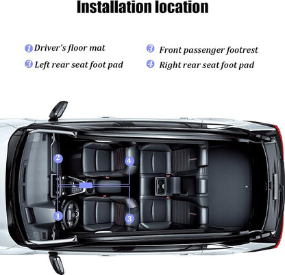 Car Interior LED Lights, 4 in 1 USB Port Automotive Ambient Neon Light Kit, Vehicle Center Console Dashboard Strip Lamps Decoration Accessories, Universal for SUV Truck Sedan (Green) - Image 6