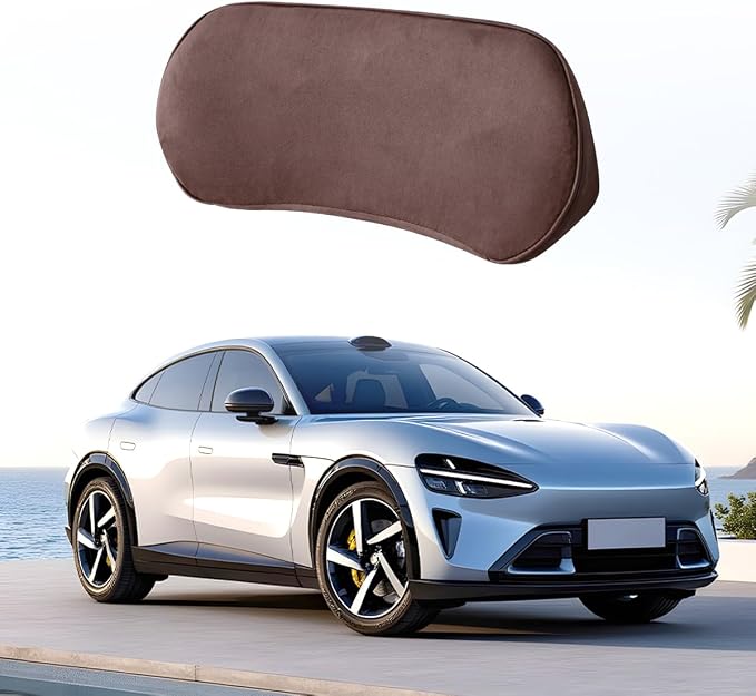Zpana Car Lumbar Support Pillow, Memory Foam Back Cushion, Coffee | Memory Foam Lumbar Support Pillow, Lower Back Pain Relief & Sciatica, Comfortable Driver Seat Pad, Universal Seat Cushion - Image 6