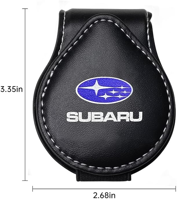 Car Sunglasses Holder for Subaru BRZ 2015-up Subaru Legacy Outback XV Crosstrek 16-up WRX or STi, Glasses Holder for Cars,Car Visor Sunglasses Clip,Clip-on Car Glasses Holder Black - Image 4