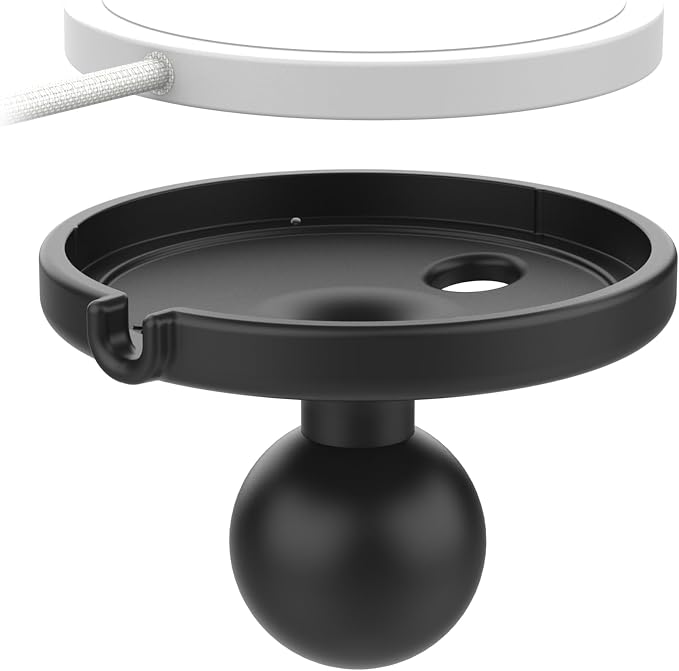 RAM MOUNTS Ball Adapter for Apple 25W MagSafe Charger with B Size Ball | Fits Apple 25W MagSafe charger, compatible with RAM Mounts B Size socket arms - Image 2