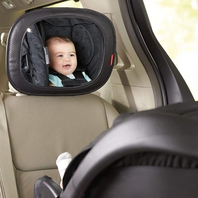 Skip Hop Baby Car Mirror, Style Driven, Black - Image 5