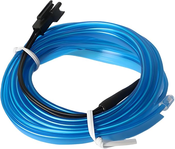Car LED Strip Lights, 16.4FT 5V Waterproof Flexible Vehicle Ambient Lighting Kits with USB Port, Automotive Lamp Strips Decorations, Universal for SUV Automobile Truck (Blue) - Image 7