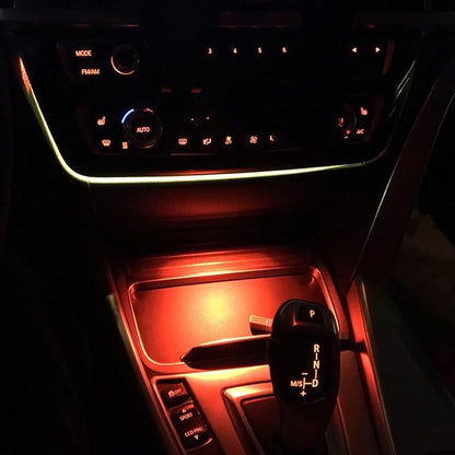 Jaronx for BMW LED Console Ambient Light for 3' F30 F31 F80, 4' F32 F33 | 1' F20 F21, 2' F22 F23, Center Console Ambient Lights LED with Dual Color Lighting by Jaronx