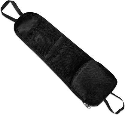 Car Seat Storage Hanging Bag, Car Seat Side Organizer, Multifunctional Cars Mesh Net Pocket, Multi-Pocket Seats Side Storage Interior Accessories Universal for Cars SUV Truck (Black, 1PCS) by Unknown