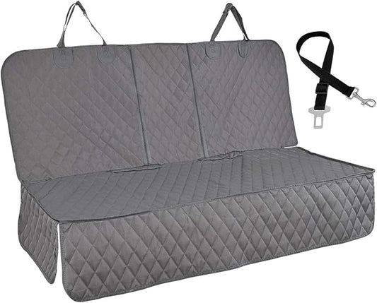 Honest Bench Dog Car Seat Covers with Side Flap,Dog seat Cover for Cars, Trucks, and Suv's - Waterproof & Nonslip Pet Seat Cover for Backseat by HONESTOUTFITTERS